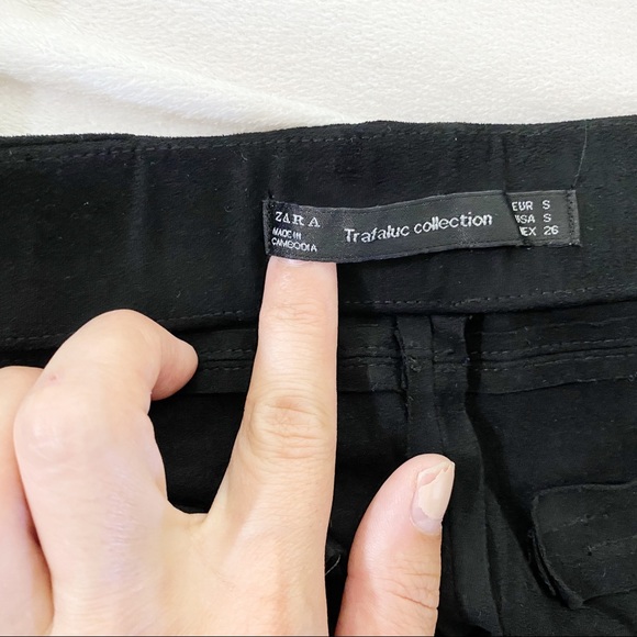 🌟ZARA Faux Suede Leggings - Picture 5 of 6